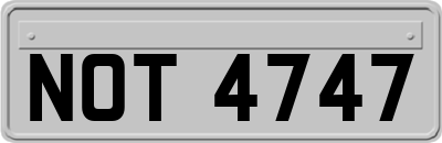 NOT4747