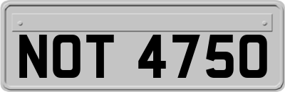 NOT4750