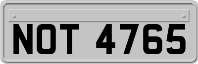 NOT4765