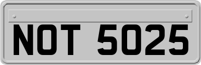 NOT5025