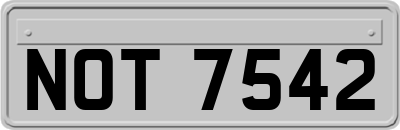 NOT7542