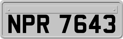 NPR7643