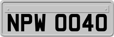 NPW0040