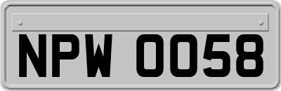 NPW0058