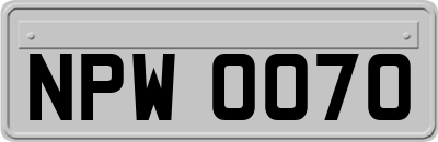 NPW0070