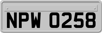 NPW0258