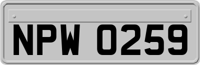 NPW0259