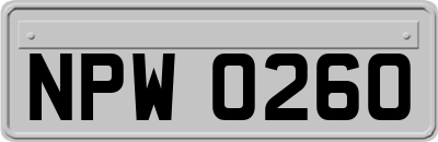 NPW0260