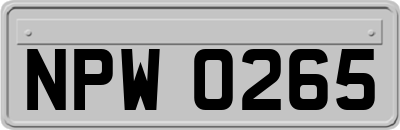 NPW0265