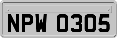 NPW0305