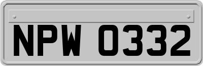 NPW0332