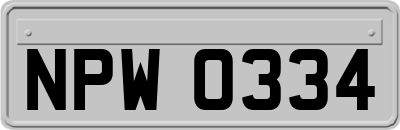 NPW0334