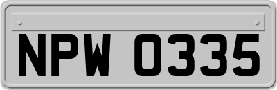 NPW0335