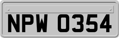 NPW0354
