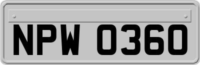 NPW0360