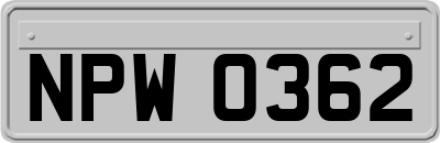 NPW0362