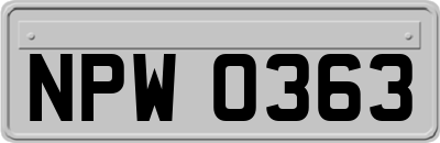 NPW0363