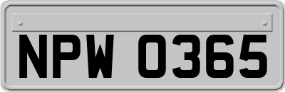 NPW0365