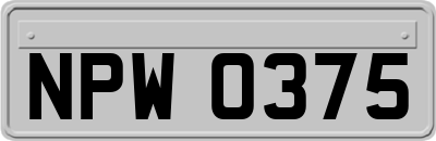 NPW0375