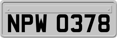 NPW0378