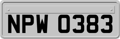 NPW0383