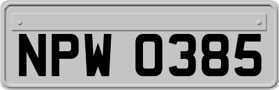 NPW0385