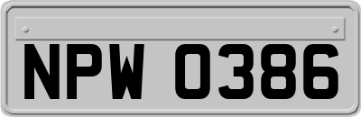 NPW0386