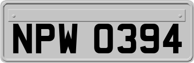 NPW0394