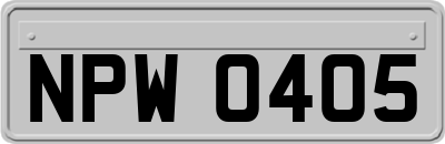 NPW0405