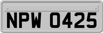 NPW0425