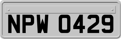 NPW0429