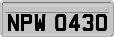 NPW0430