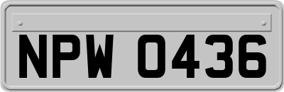 NPW0436