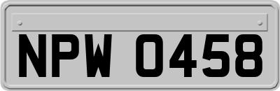 NPW0458