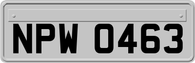 NPW0463