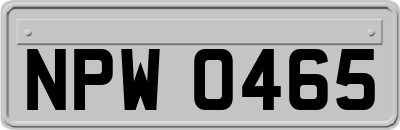NPW0465
