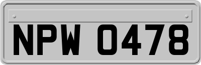 NPW0478