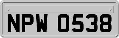 NPW0538