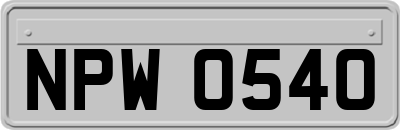 NPW0540