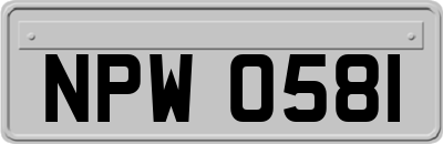 NPW0581