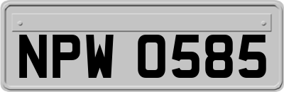 NPW0585