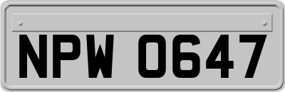 NPW0647