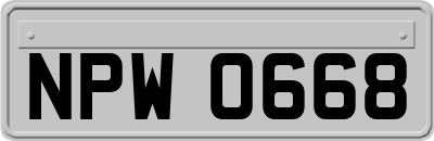 NPW0668
