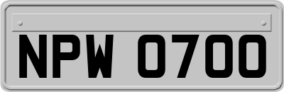 NPW0700
