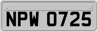 NPW0725