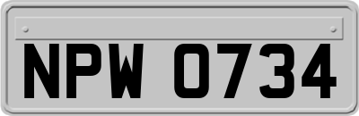 NPW0734
