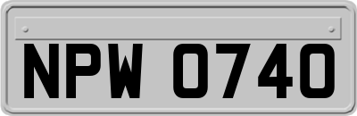 NPW0740