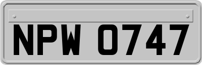 NPW0747