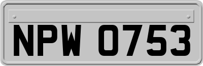 NPW0753