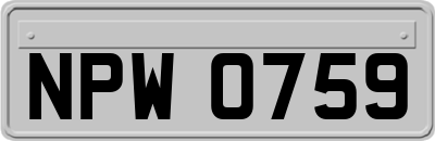 NPW0759